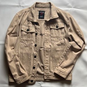 Tan button jacket